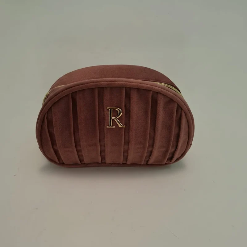 Necessaire in velluto con lettera - Var 6
