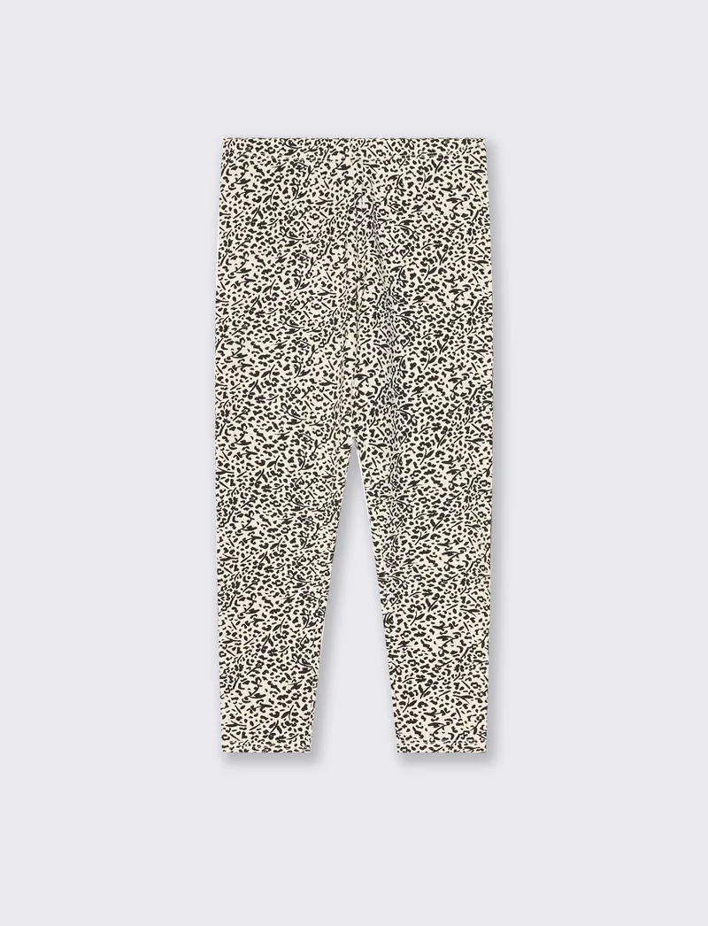 Leggings elasticizzati in cotone per bambina - Fantasia