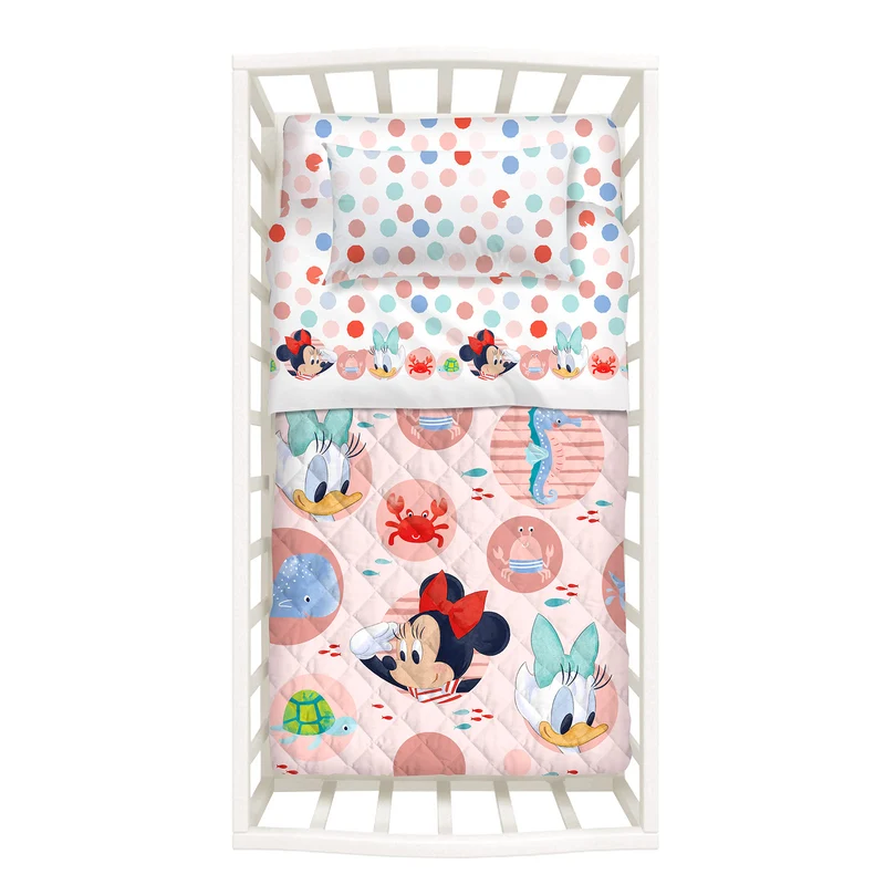 Copriletto Primaverile baby minnie in Cotone 80 gr/mq