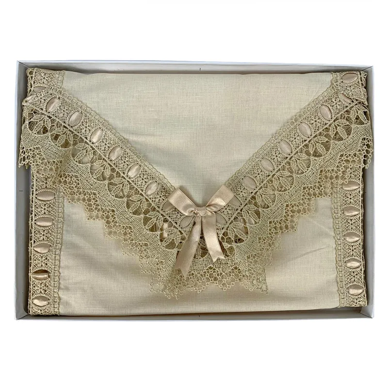 Runner da tavola in lino striscia centro tavola Nausikaa 40x120 cm 1697