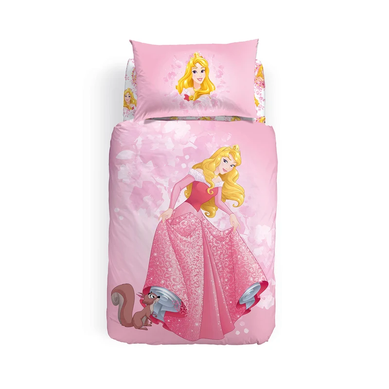Completo Copripiumino princess aurora in Cotone