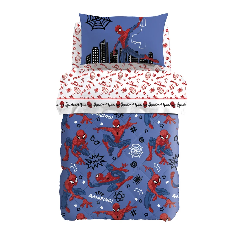 Trapunta spiderman amazing in Cotone 300 gr/mq