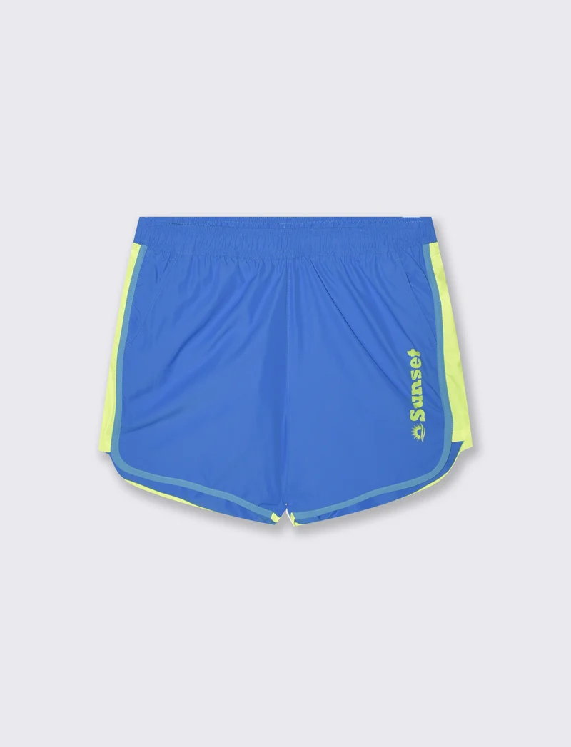 Costume Mare Fluorescente con Stampa - Bluette