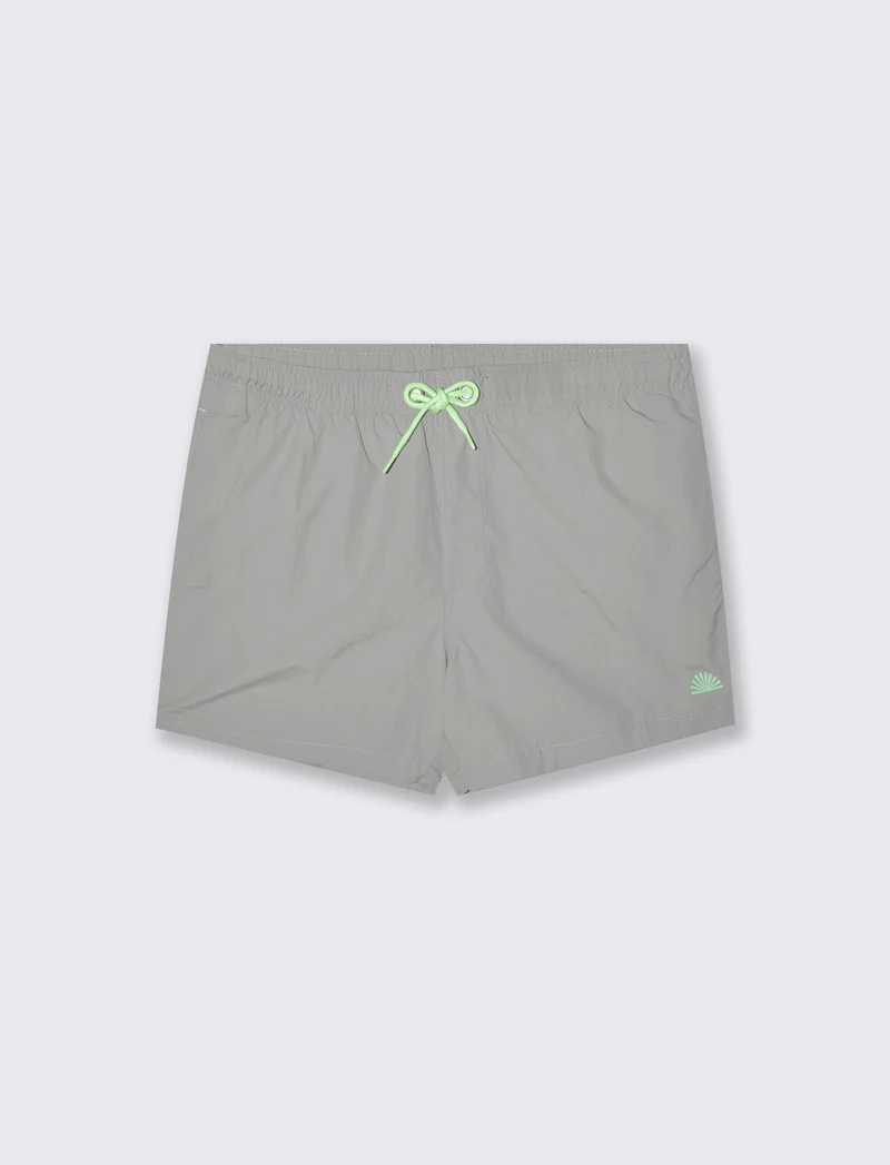 Costume Mare in Tessuto Tecnico Premium - Grigio