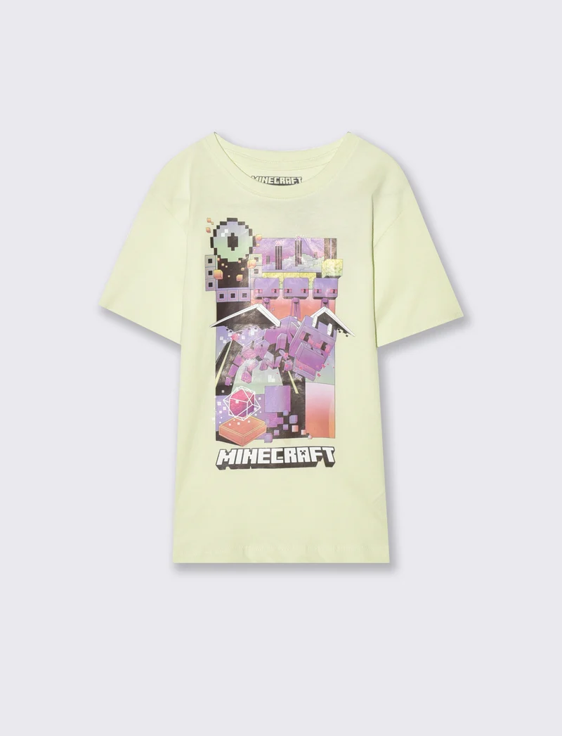 T-shirt Minecraft per giovani gamer - Verde