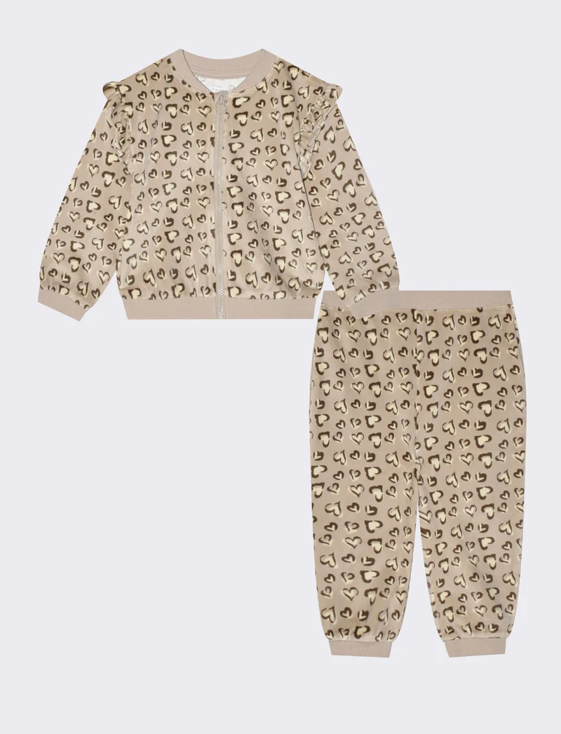 Tuta in ciniglia a fantasia per look casual - Fantasia