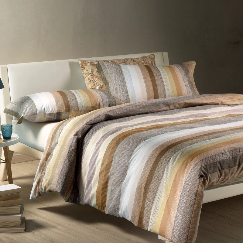 Copripiumino con federe Tartan Club in Cotone