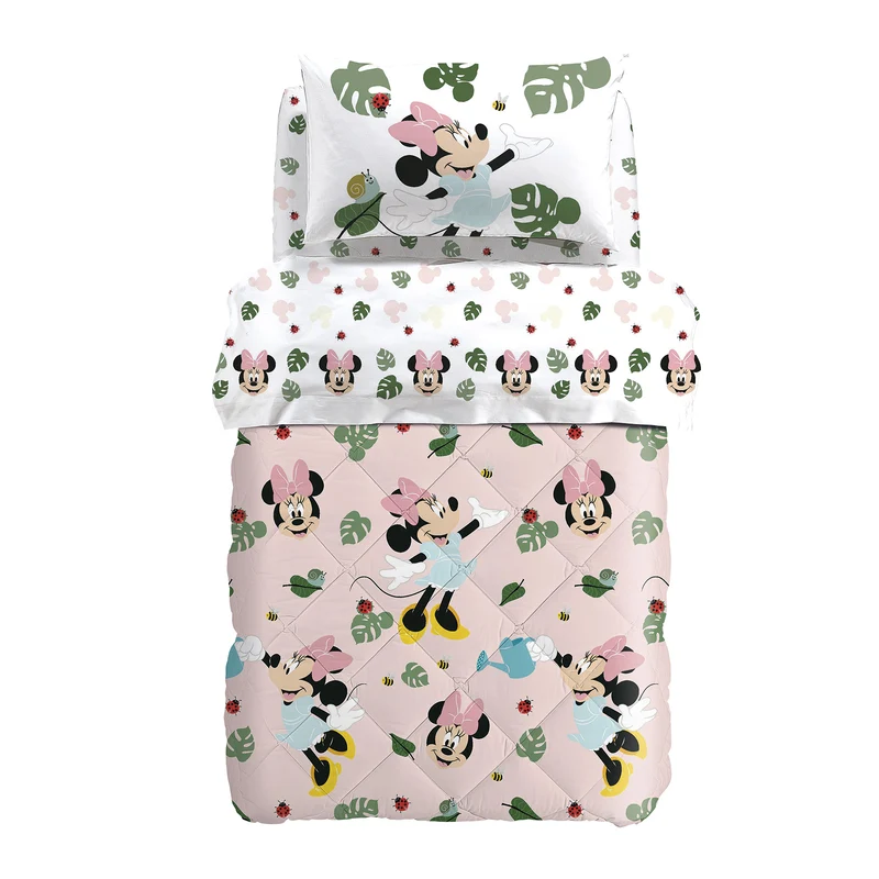 Trapunta minnie garden in Cotone 300 gr/mq