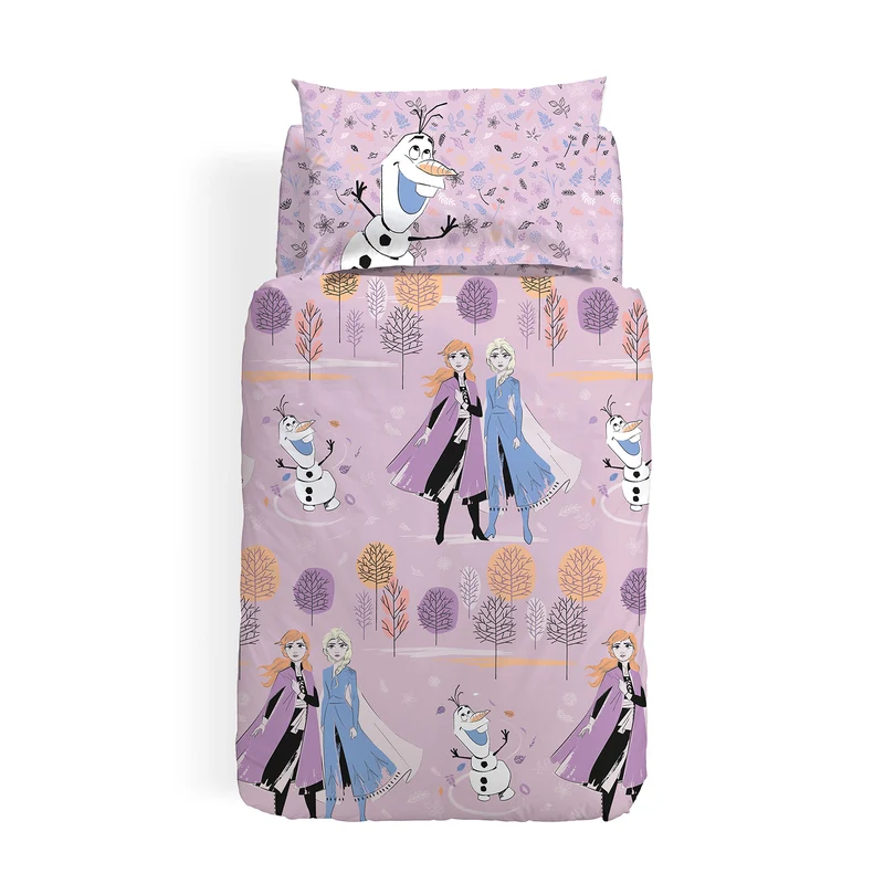 Completo Copripiumino in Cotone Frozen Mythic Cartoons Ragazza