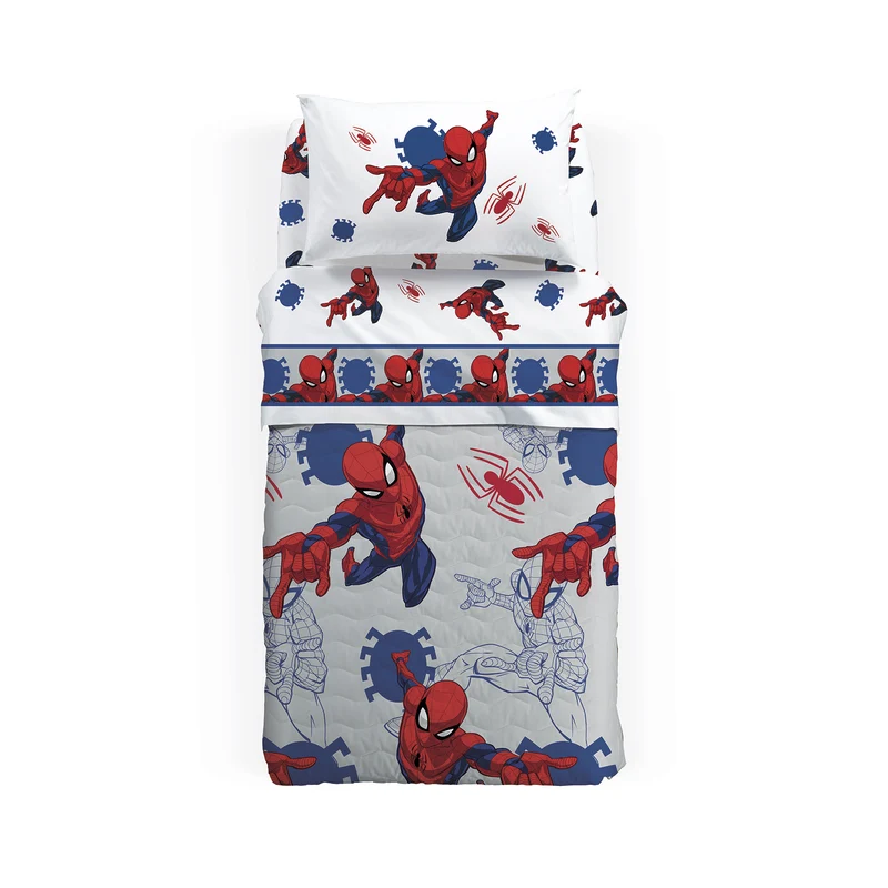 Copriletto Primaverile spiderman america in Cotone 80 gr/mq