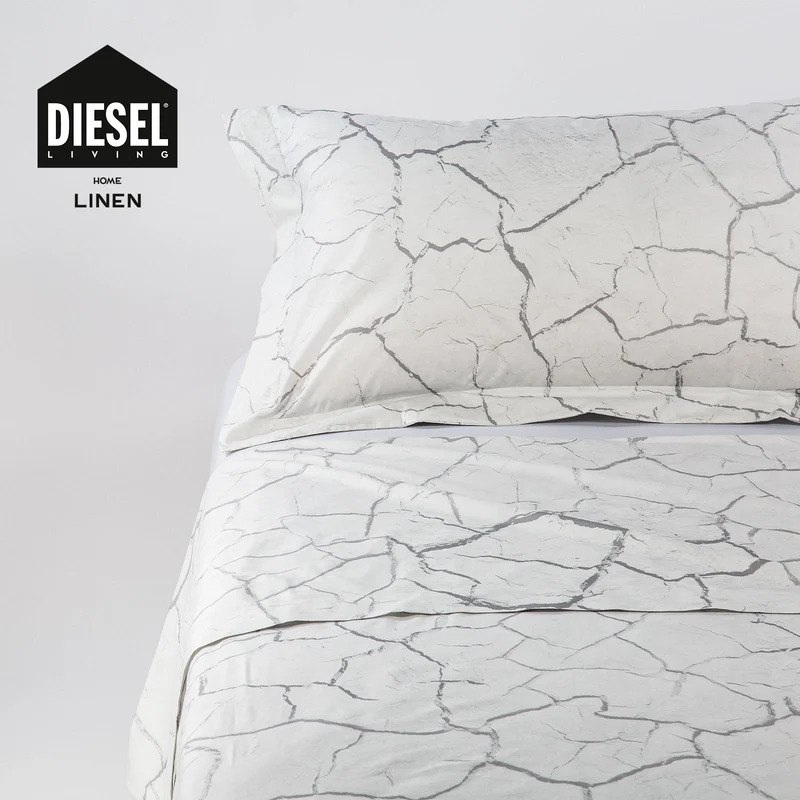 Completo Lenzuola crackle percalle Moderno in Cotone
