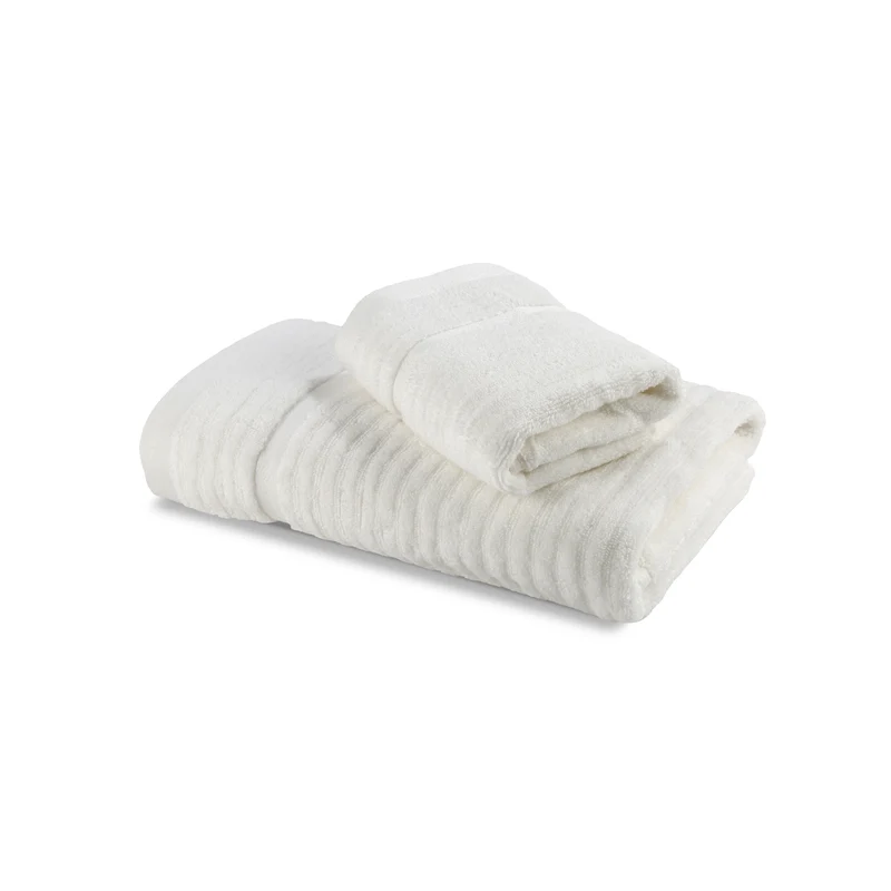 Asciugamano con Ospite stripe in Cotone 470 gr/mq