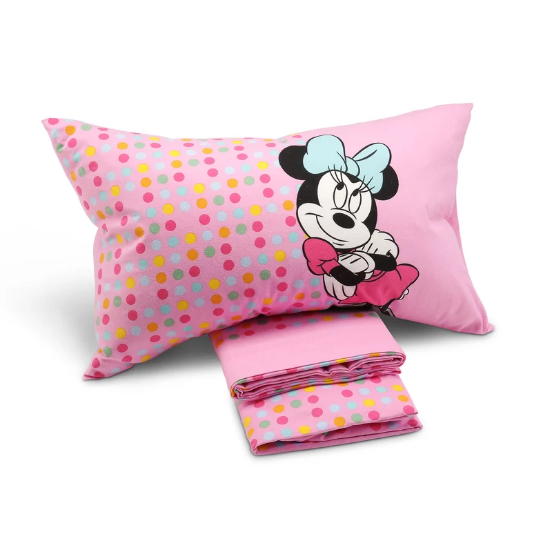 Completo Lenzuola in Flanella Minnie Gaia Cartoons Ragazza