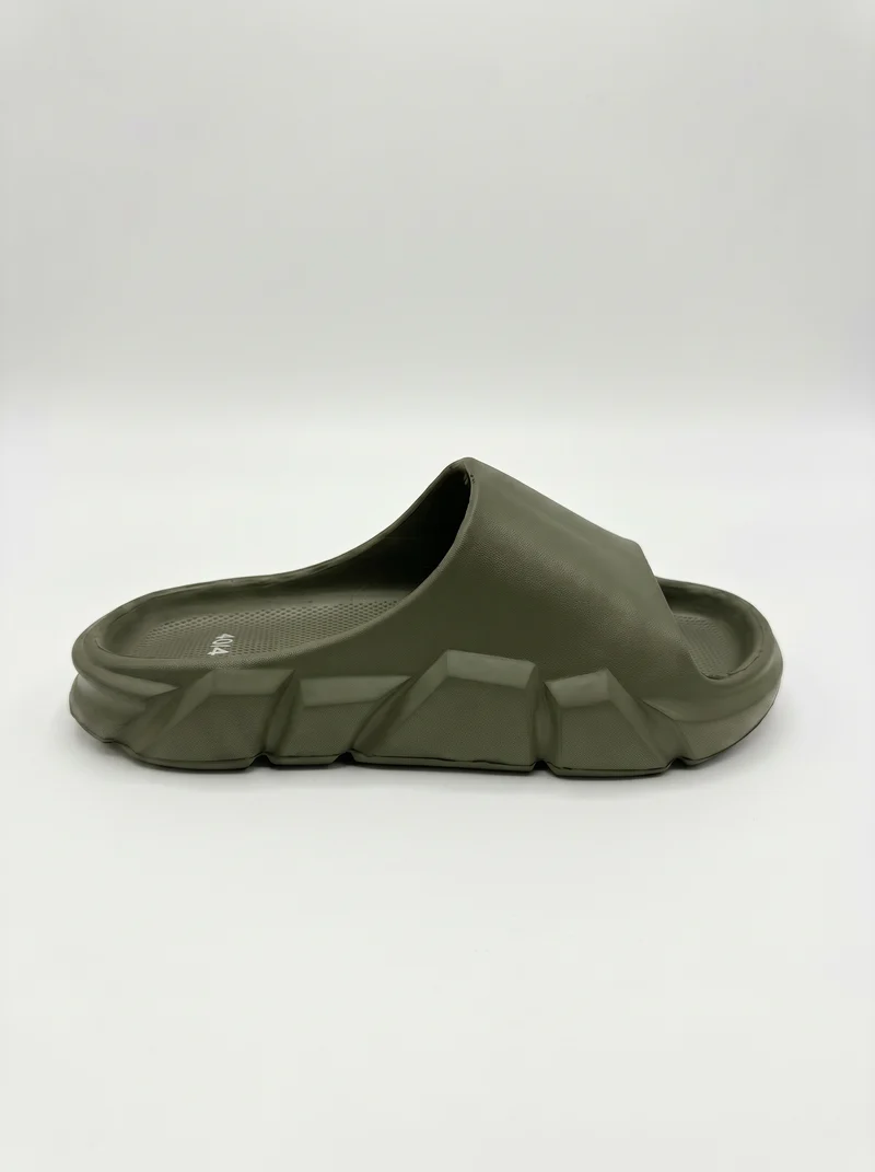Ciabatta da uomo in gomma EVA, 2 colori - Verde