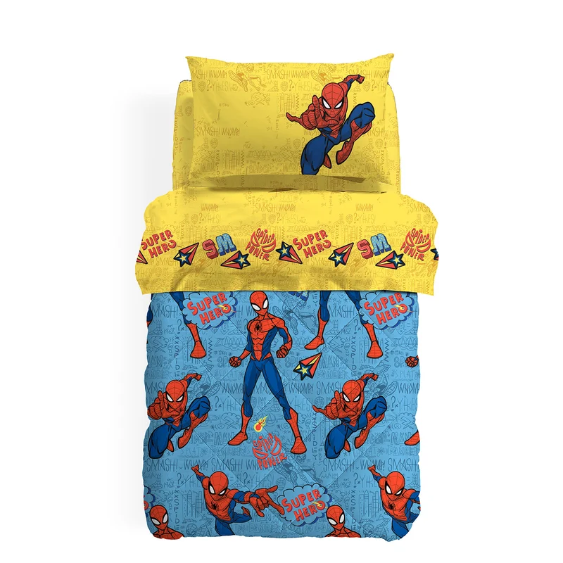 Trapunta in Microfibra Spider-man Hero Marvel Ragazzo