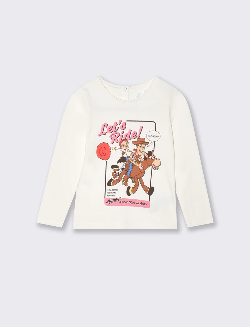 T-shirt Toy Story con personaggi Disney - Bianco