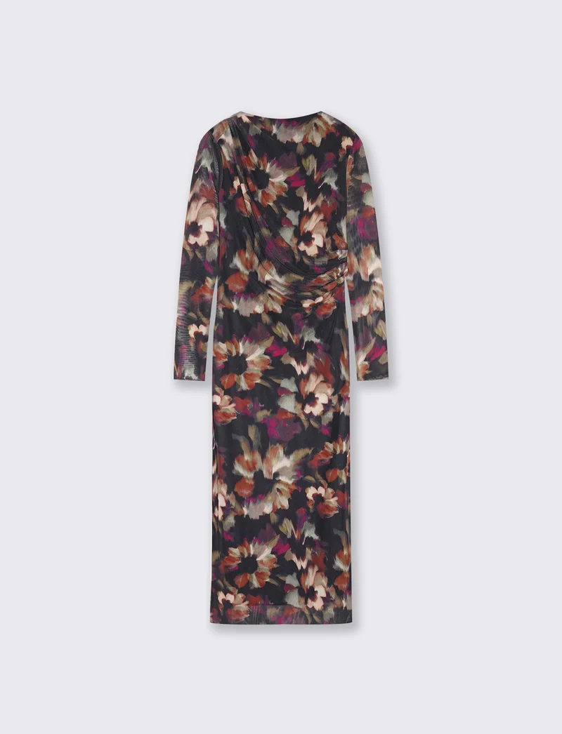 Vestito lungo a maniche lunghe slim - var 2