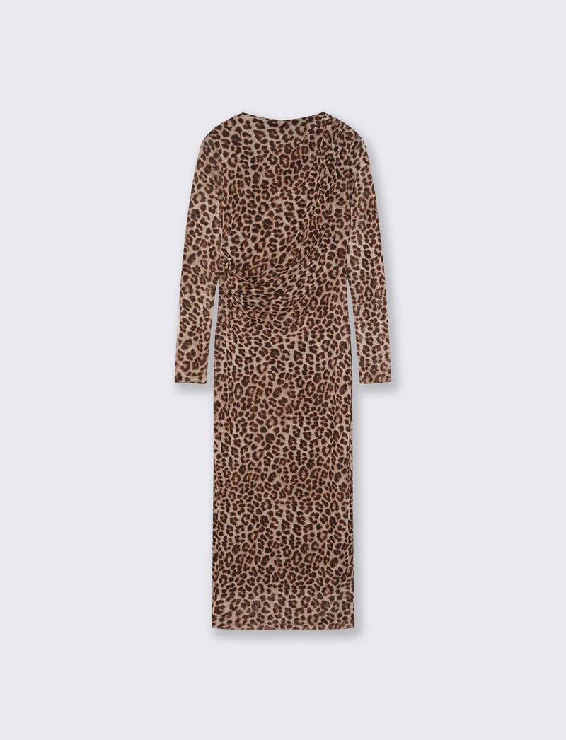 Vestito lungo a maniche lunghe slim - var 1