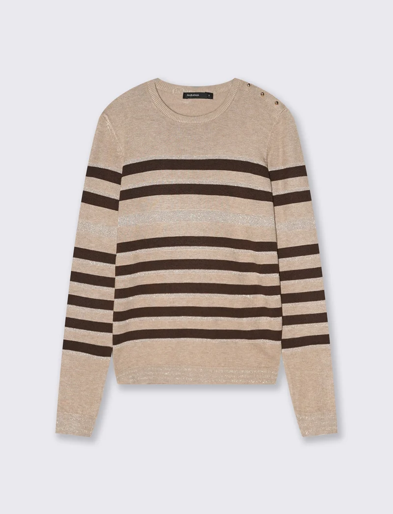 Maglia manica lunga scollo paricollo - var 2