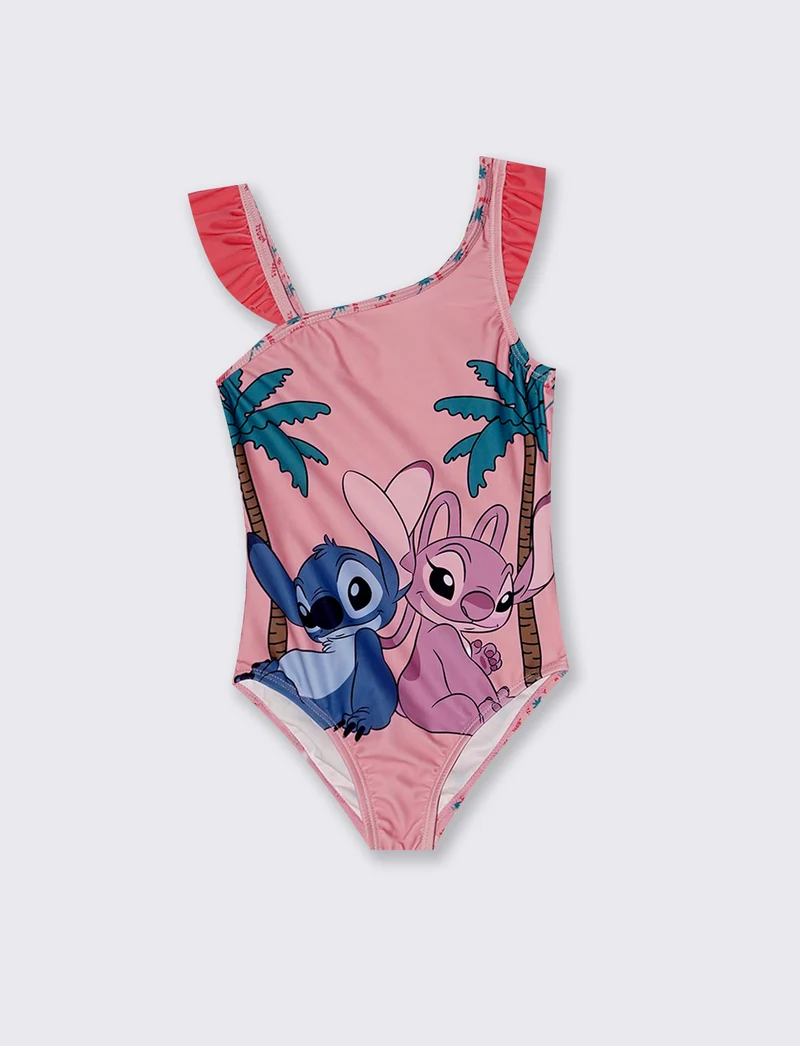 Costume intero Disney Stitch per bambina - Rosa