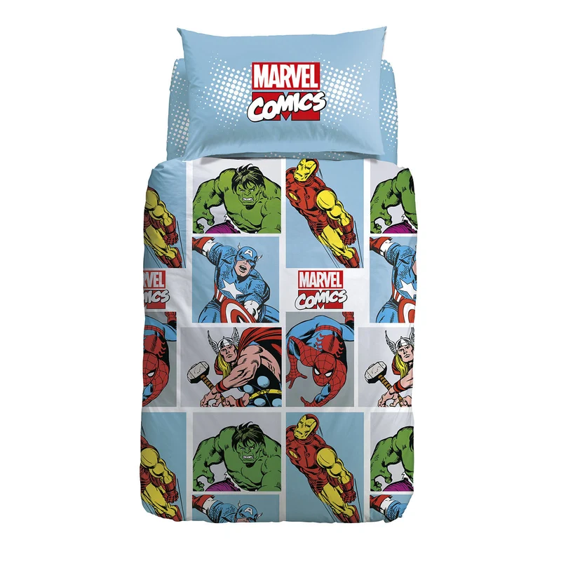 Completo Copripiumino in Cotone Marvel Comics Marvel Ragazzo