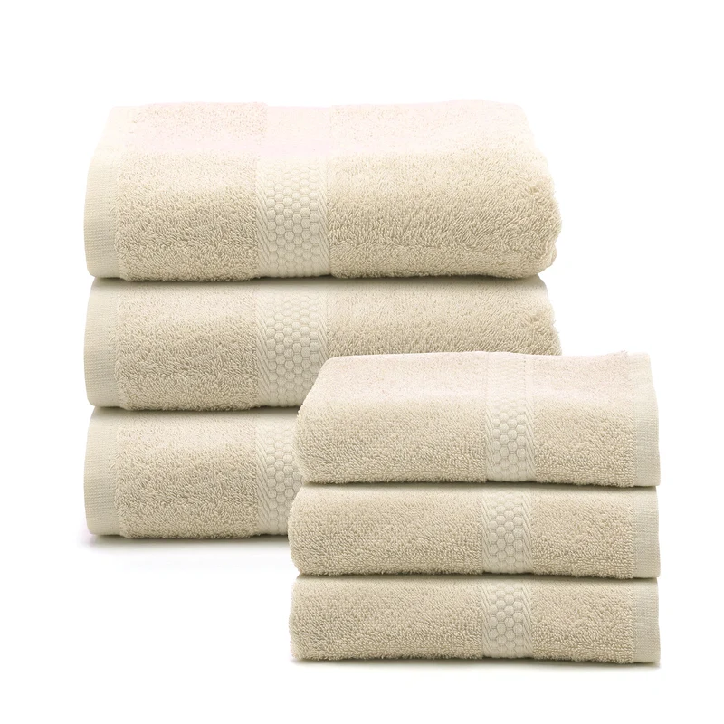 Set asciugamani in spugna Viso e ospite in Cotone 450 gr/mq