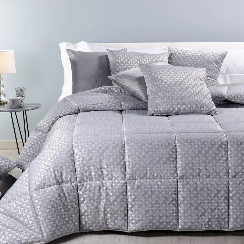 Trapunta in Raso Jacquard Rich Dreaming Geometrico