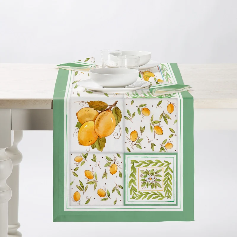 Runner tavola amalfi in Cotone