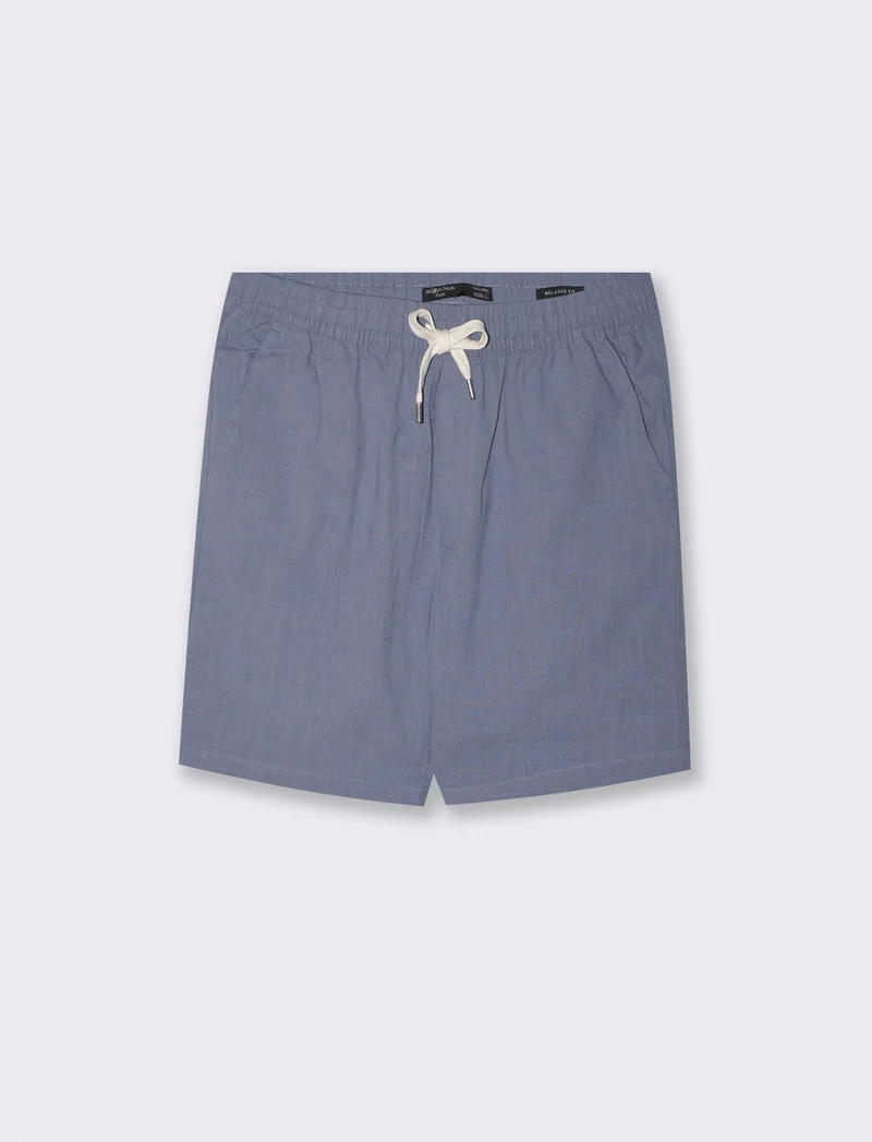 Bermuda Jacquard con Vita Jogger Relaxed - CARTA DA ZUCCHERO