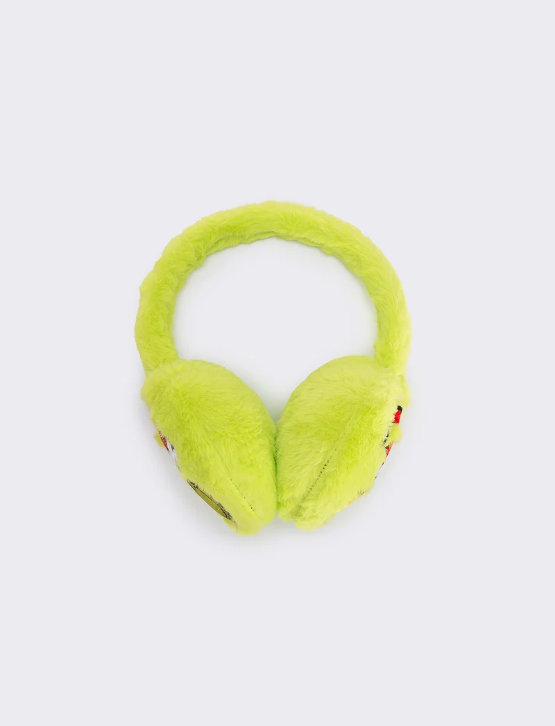 Paraorecchie Grinch 3D per bambini Natale - Nero