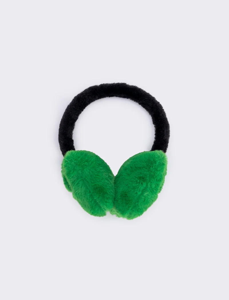 Copriorecchie quadrati Minecraft per bambini - Verde