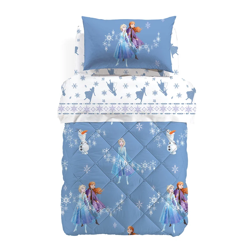 Trapunta frozen magic in Cotone 300 gr/mq