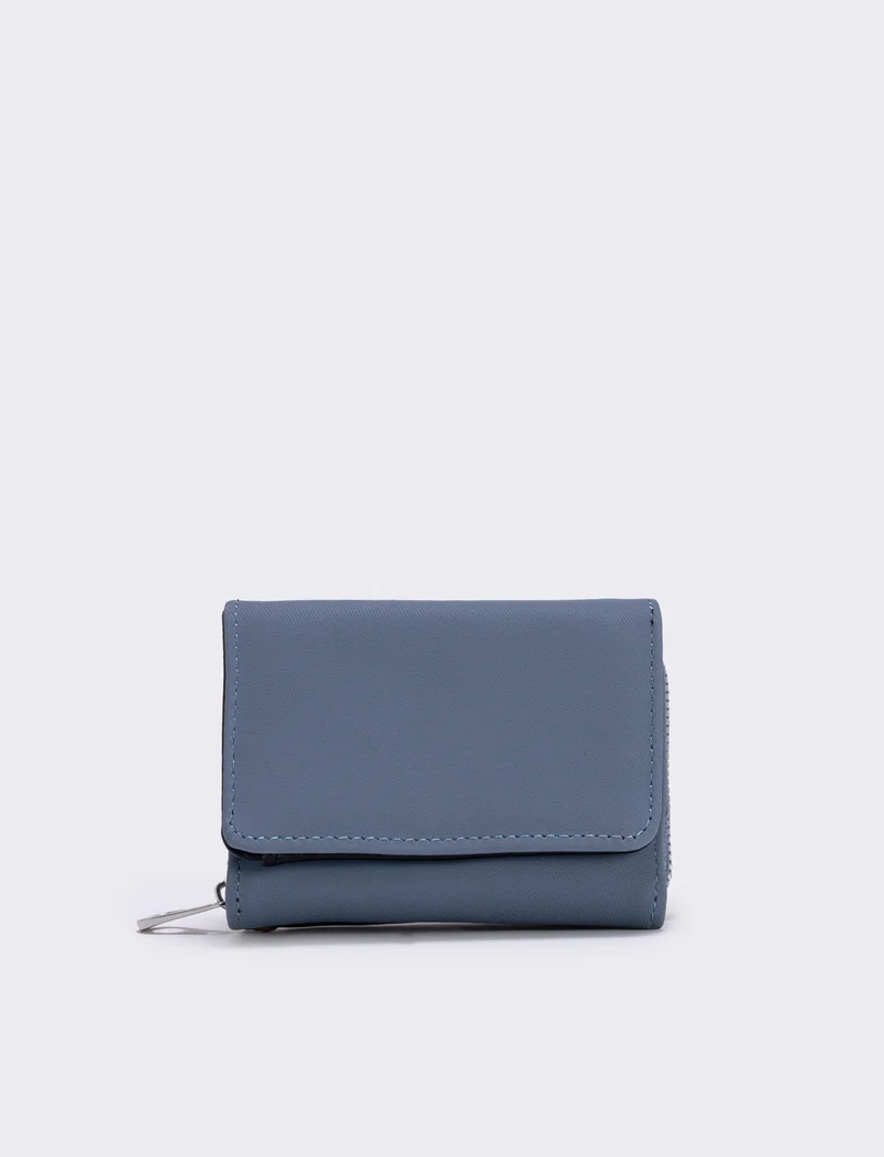 Portafogli e portamonete con charms - Denim