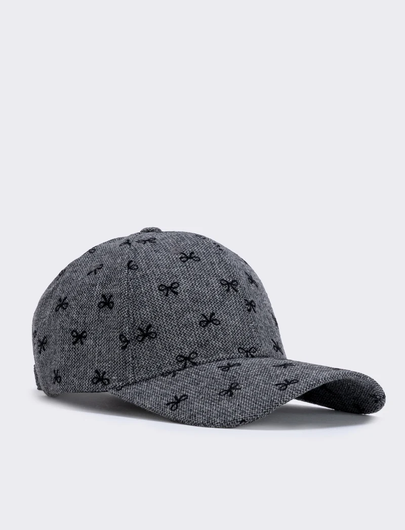 Baseball con fiocchetti - Grigio