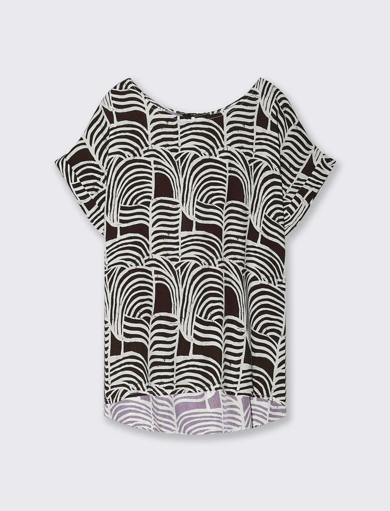 Maglia Fantasia con Manica a T - Moro