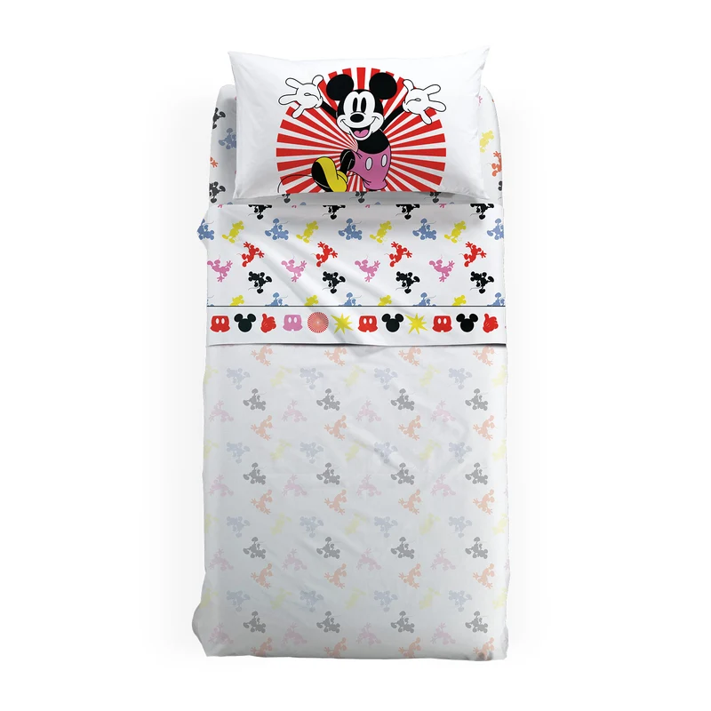Completo Lenzuola mickey fantasy in Cotone