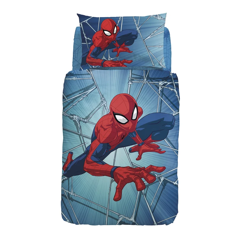 Completo Copripiumino spiderman force in Cotone
