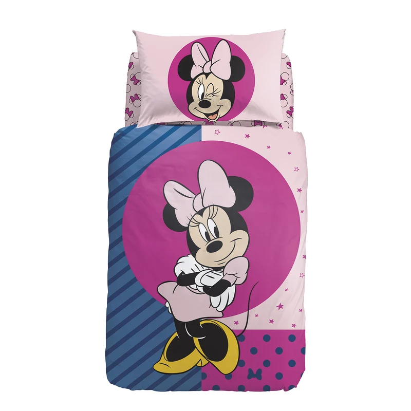 Completo Copripiumino minnie smile in Cotone
