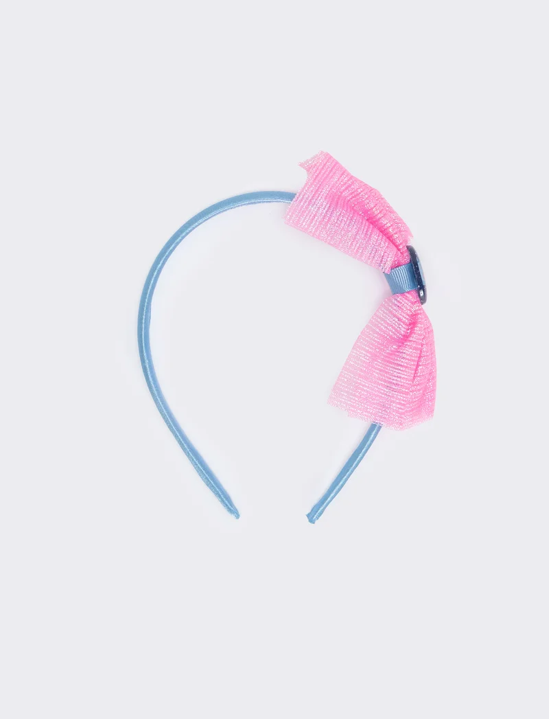 Cerchietto con fiocco diverse licenze - Blu