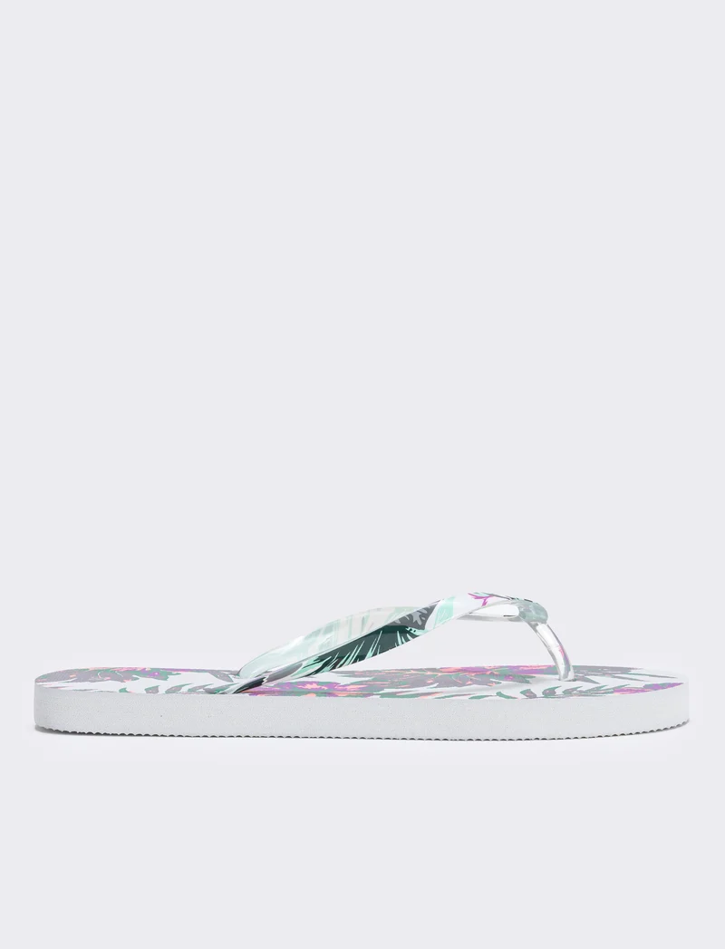 Infradito tropicali da in PVC - Bianco