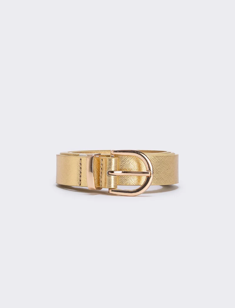 Cintura basic 2,5 cm - Oro