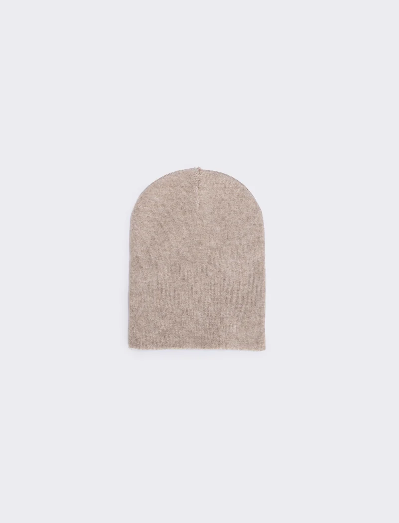 Cappello cuffia basic per uomo - Beige