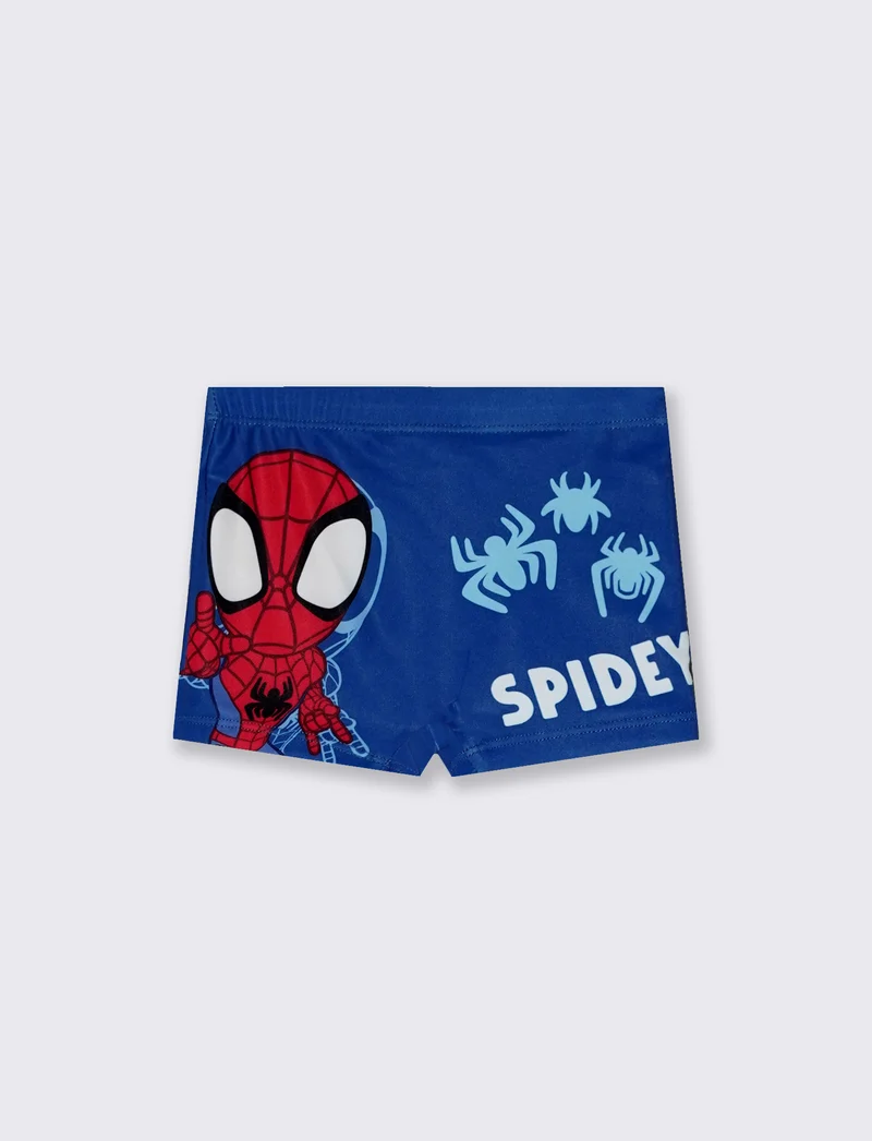 Costume Spidey con stampa e ragnetti - Blu