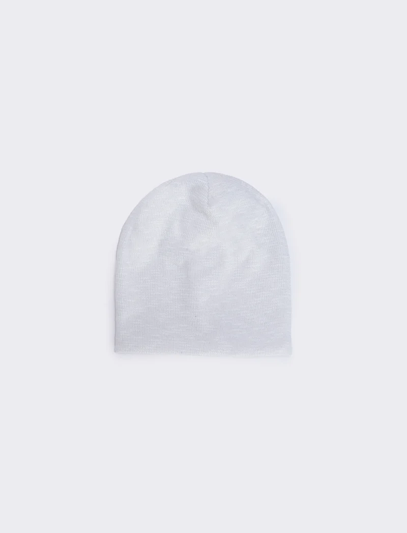 Cuffia in lurex per un tocco glamour - Bianco