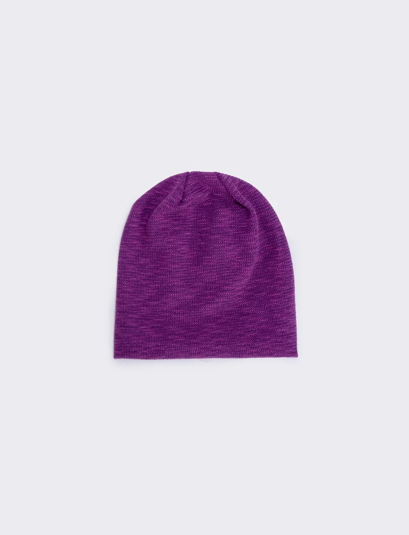 Cuffia in lurex per un tocco glamour - Viola