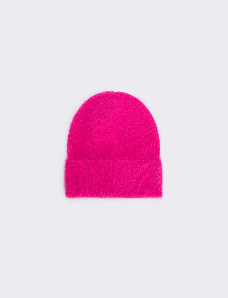 Cuffia basic senza risvolto - Fuxia