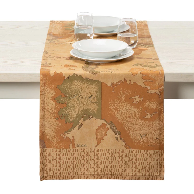 Runner tavola geo classic in Cotone