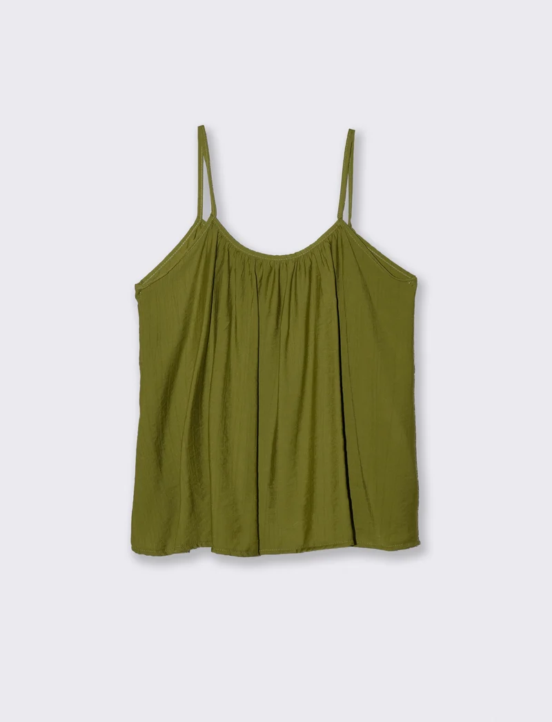 Bretelle Sottili con Vestibilità Comoda - Verde