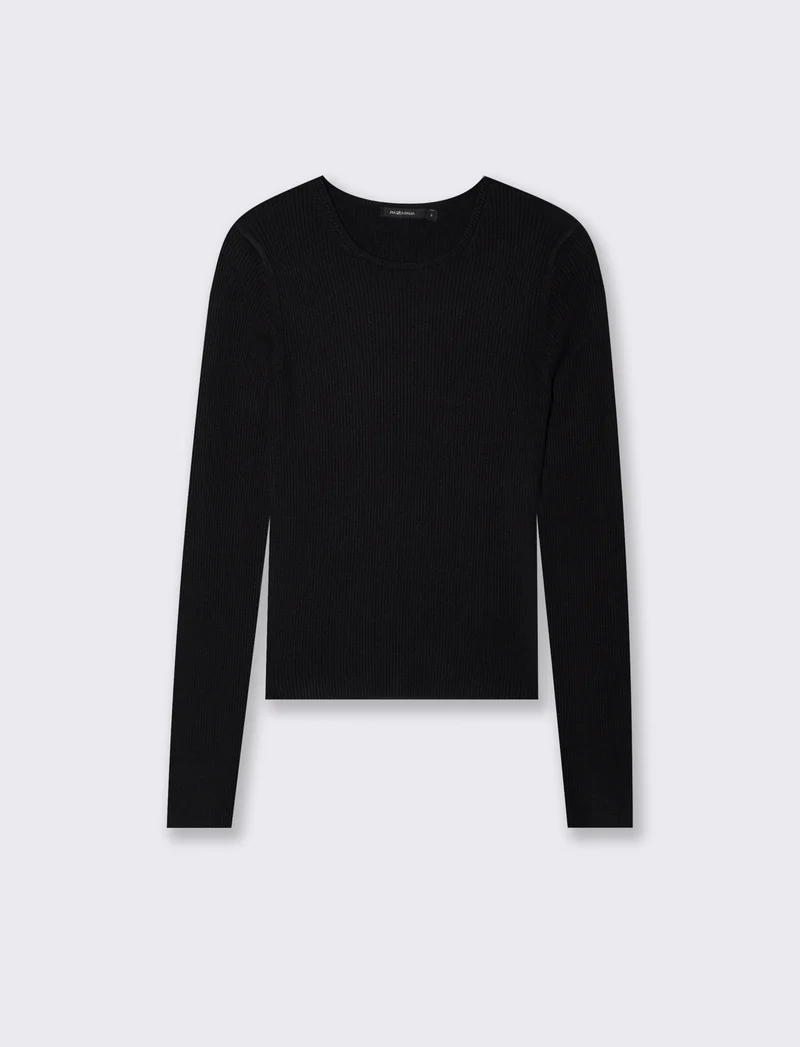 Maglia paricollo - Nero