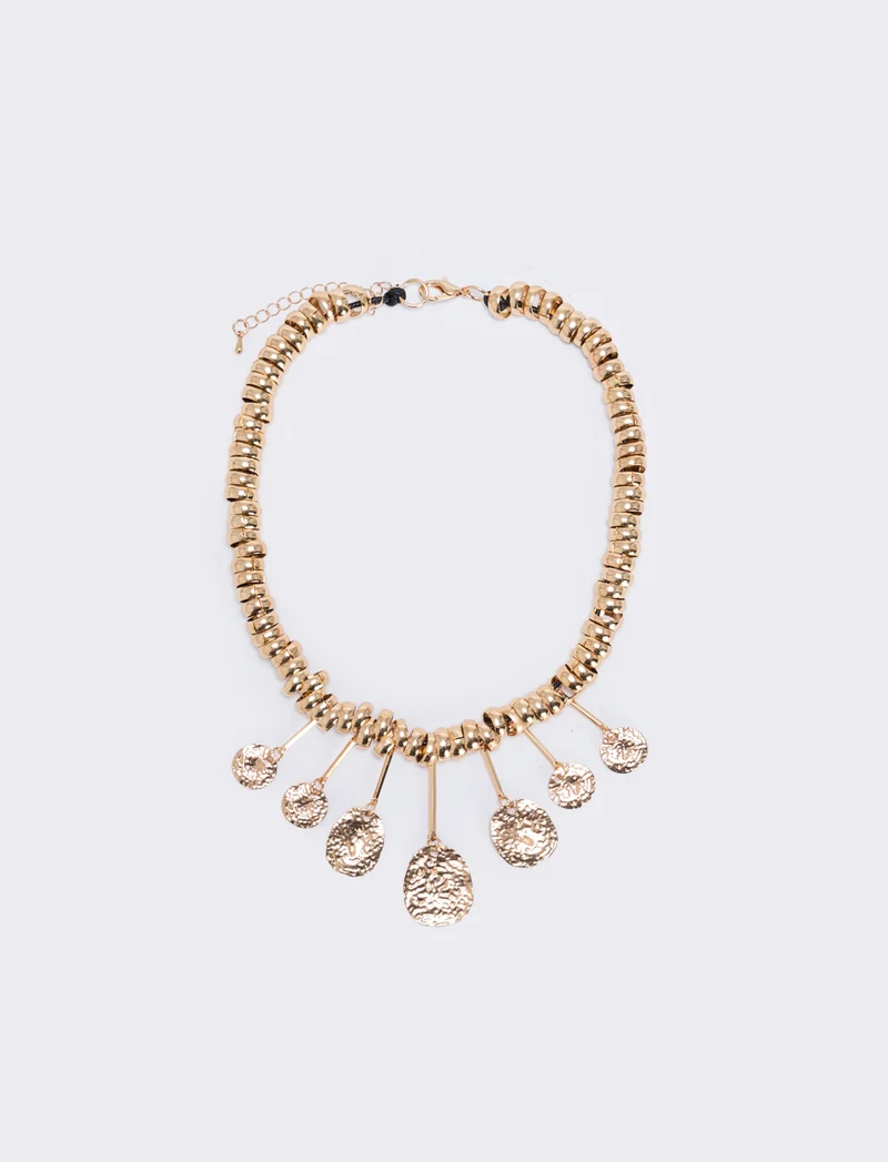 Collana con ciondoli a moneta - Oro